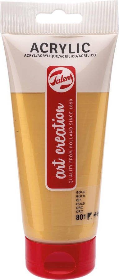 Talens Art Creation acrylverf tube van 200 ml goud 2 stuks