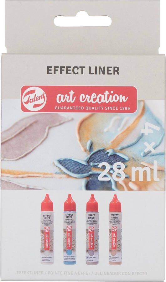 Talens Art Creation Effektliner Set 4 x 28 ml Specialties Parel