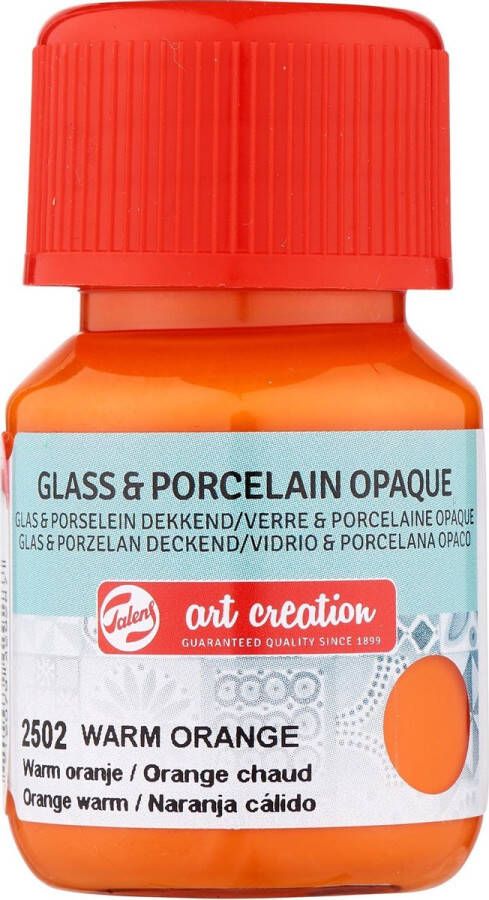 Talens Art Creation Glas & porselein dekkend 30ml Warm oranje