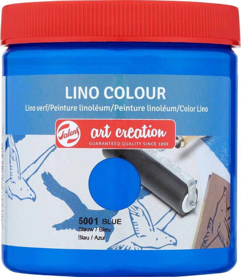 Talens Art Creation linoverf 250ml Blauw linoleum blockprint