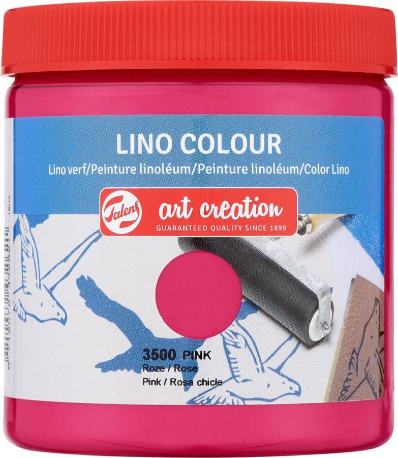 Talens Art Creation linoverf 250ml Roze linoleum blockprint