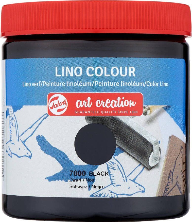 Talens Art Creation linoverf 250ml Zwart linoleum Blockprint