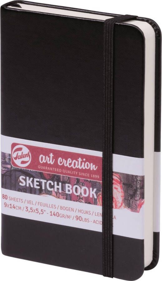 Artcreation Schetsboek Talens Art Creation 9X14 140g FSC# zwart