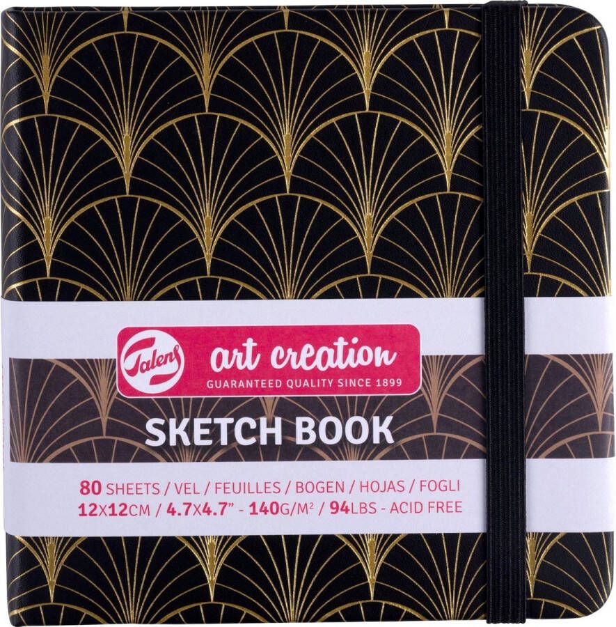 Talens Art Creation Schetsboek Art Deco 12x12cm