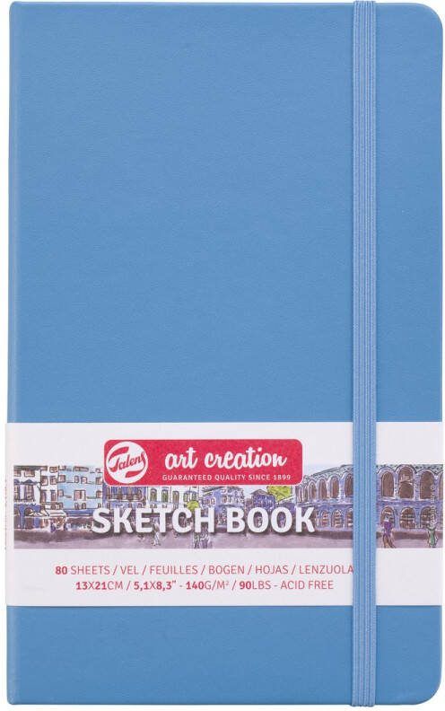 Talens Art Creation Schetsboek Blauw 13 x 21 cm 140 g 80 Vellen