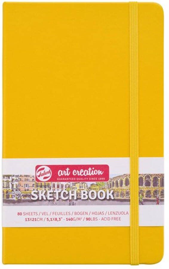 Talens Art Creation Schetsboek Goudgeel 13 x 21 cm 140 g 80 Vellen