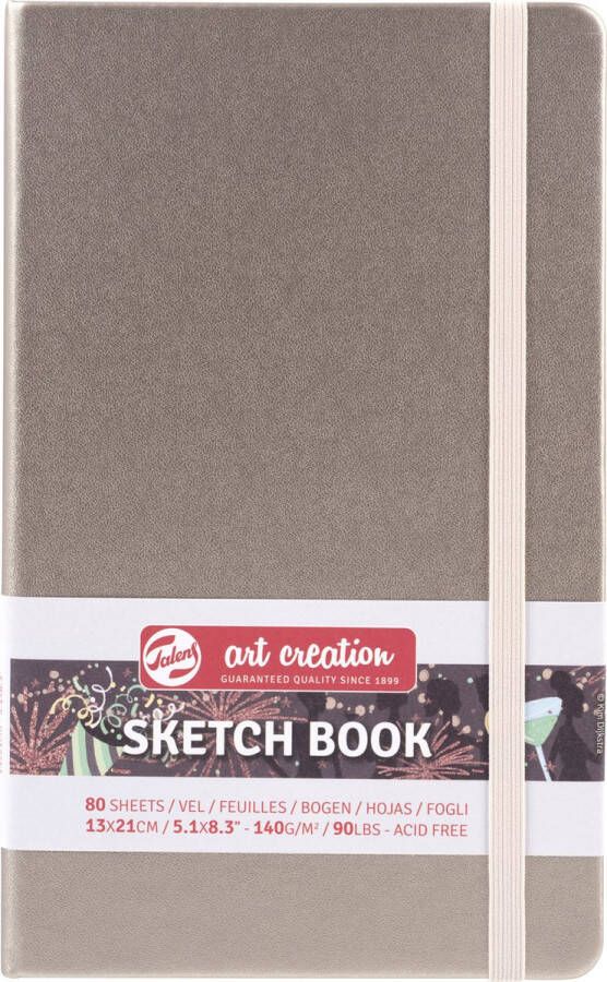 Talens Art Creation Schetsboek Roze Champagne 13 x 21 cm 140 g 80 Vellen