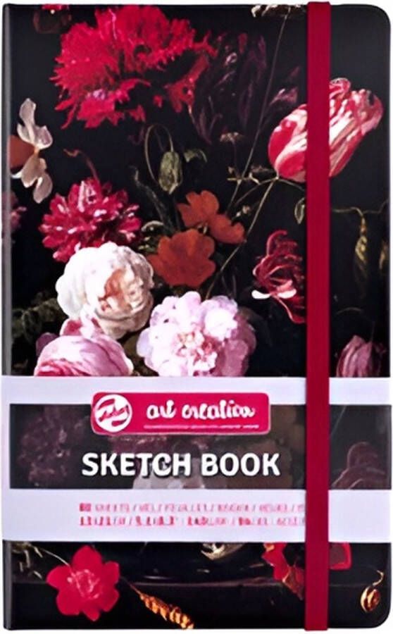 Talens Art Creation Schetsboek Stilleven met bloemen in een glazen vaas 13 x 21 cm 140 g 80 vellen