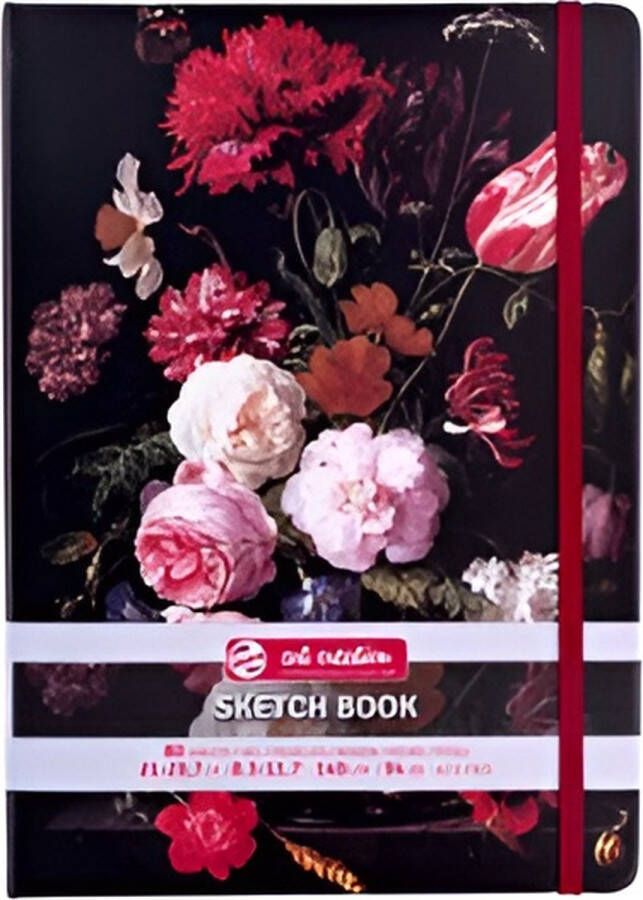 Talens Art Creation Schetsboek Stilleven met bloemen in een glazen vaas 21 x 29 7 cm 140 g 80 vellen