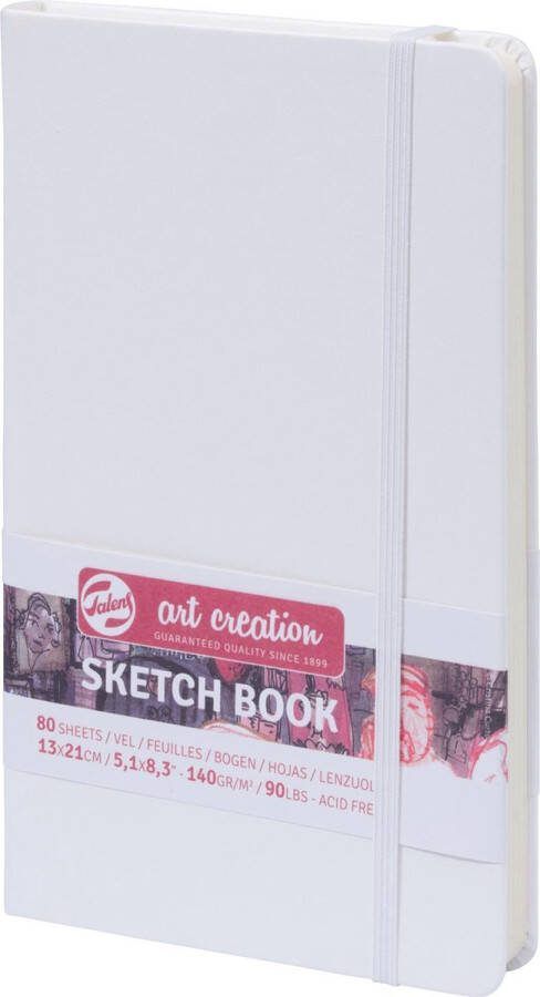 Talens Art Creation Schetsboek Wit 13 x 21 cm 140 g 80 Vellen
