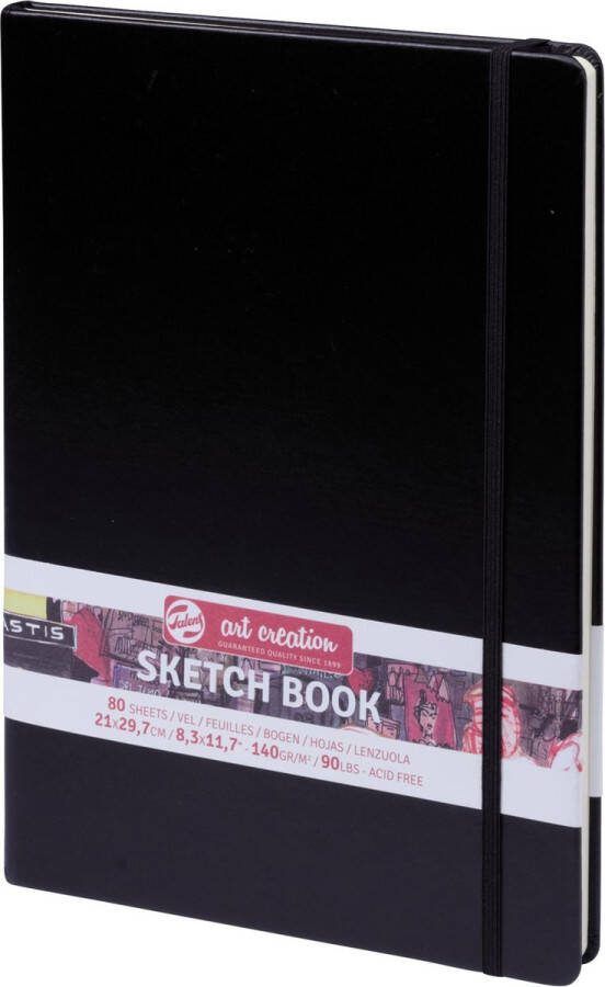Talens Art Creation Schetsboek Zwart 21 x 29.7 cm 140 g 80 Vellen
