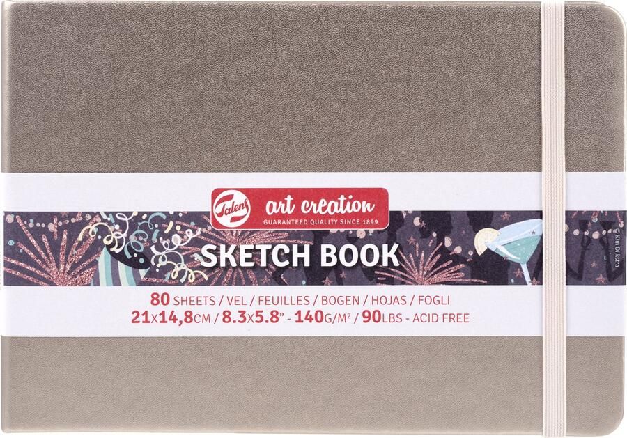 Talens Art Creation Schetsboek Roze Champagne 21 x 14.8 cm 140 g 80 Vellen