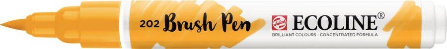 Talens Ecoline Brushpen Donker geel