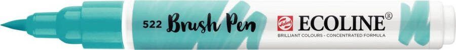 Talens Ecoline Brushpen Turkoois blauw 522