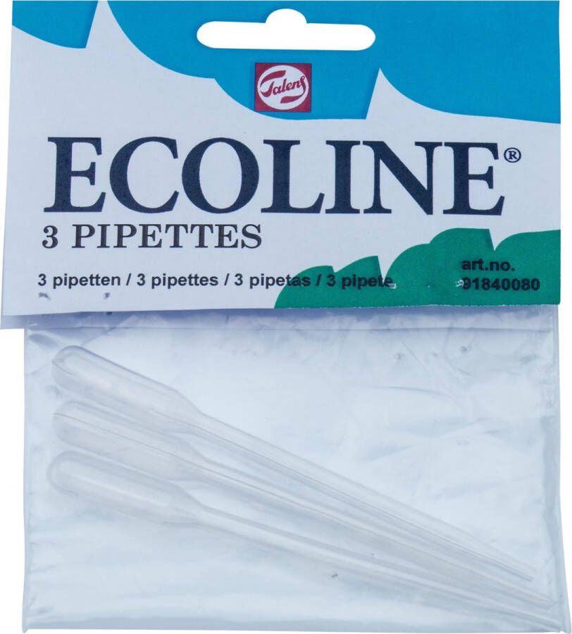 Talens Ecoline Pipetten 3 stuks