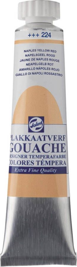 Talens Plakkaatverf 205 Citroengeel Primair Gouache extra fine 20 ml