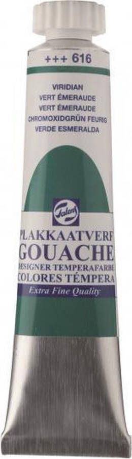 Talens Plakkaatverf 616 Vert emeraude Gouache extra fine 20 ml