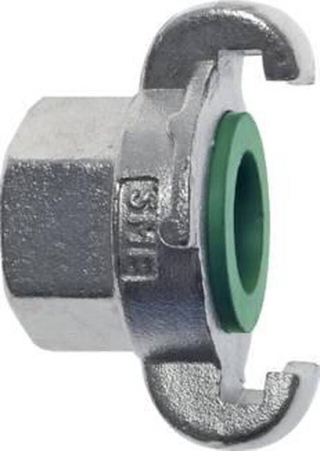Tameson RVS DN 15 DIN 3489 compressor klauwkoppeling Rp 3 8 inch Binnendraad CL42-15-F-SF-038