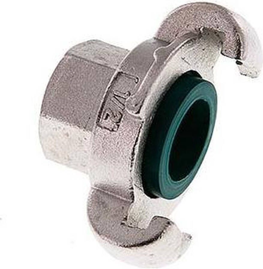 Tameson RVS DN 19 DIN 3489 compressor klauwkoppeling Rp 1 2 inch Binnendraad CL42-19-F-SF-012