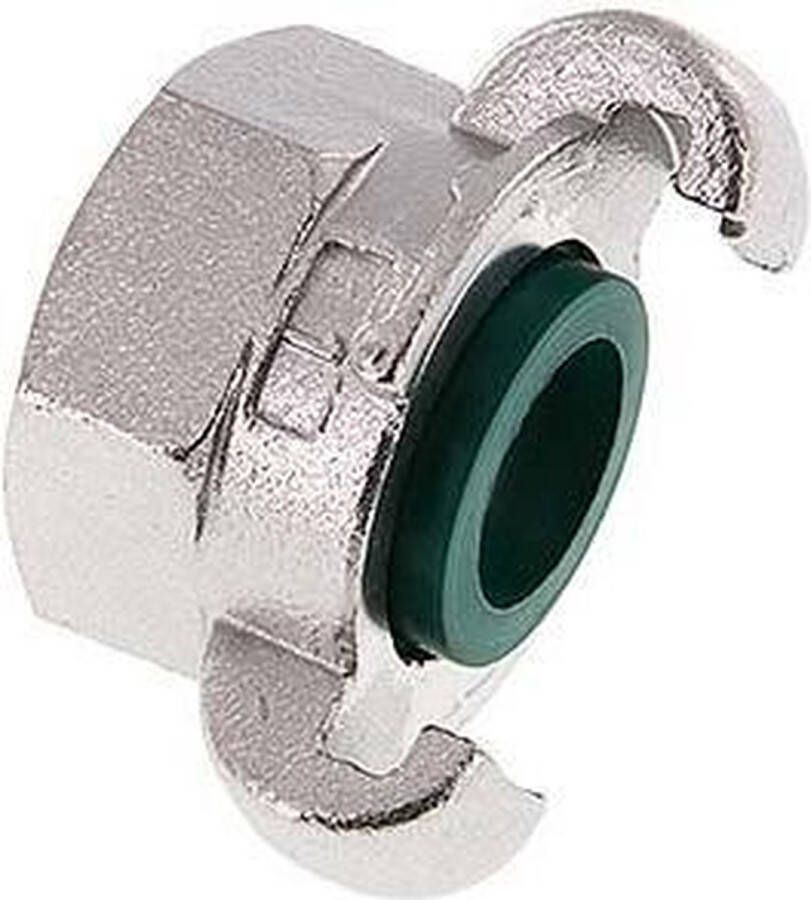 Tameson RVS DN 20 DIN 3489 compressor klauwkoppeling Rp 1 inch Binnendraad CL42-20-F-SF-100