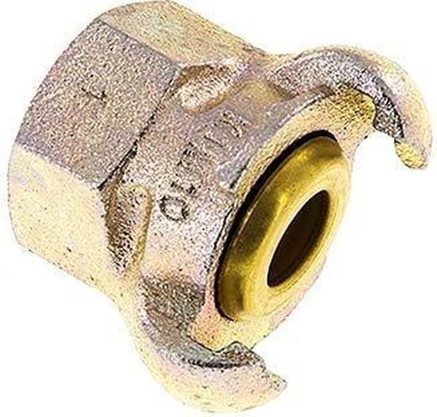 Tameson Gietijzer DN 17 DIN 3489 compressor klauwkoppeling Rp 1 inch Binnendraad CL42-17-F-IB-100