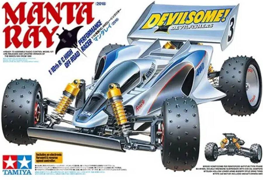 Tamiya 1:10 47367 RC Manta Ray 2018 RC Plastic Modelbouwpakket