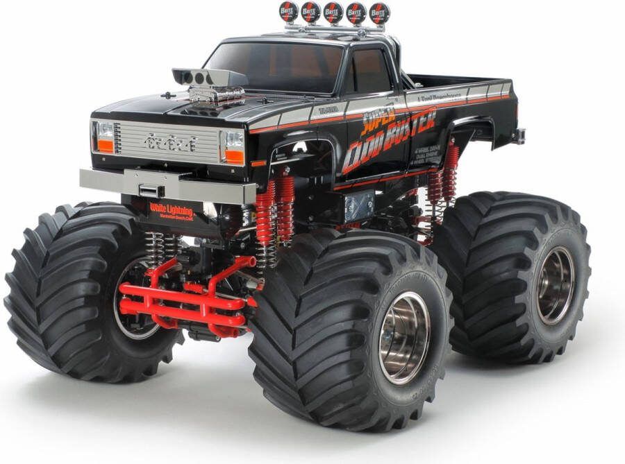 Tamiya 1:10 47432 RC Super Clod Buster Monster Truck Black Edition RC Plastic Modelbouwpakket