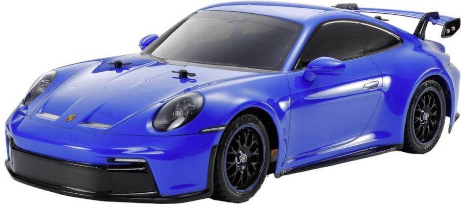 Tamiya 1:10 47496 RC Porsche 911 GT3 (992) Blue TT-02 RC Plastic Modelbouwpakket