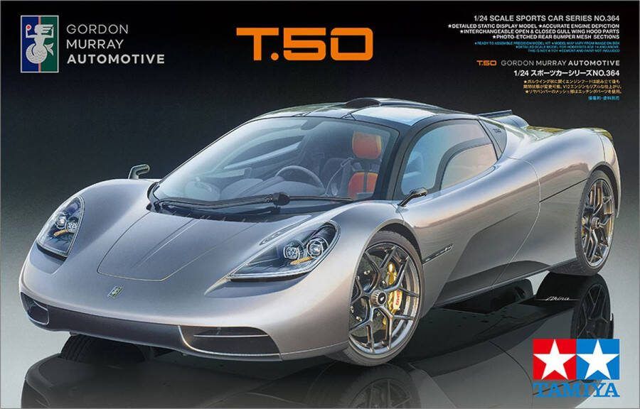 Tamiya 1:24 24364 Gordon Murray Automotive GMA Type 50 Plastic Modelbouwpakket