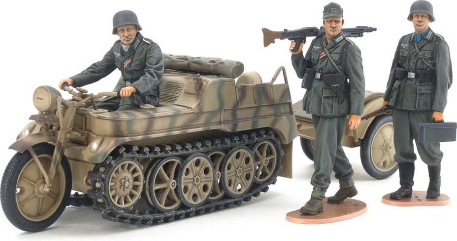 Tamiya 1:35 35377 German Sd.Kfz.2 Kettenkrad Mid.ion Plastic Modelbouwpakket