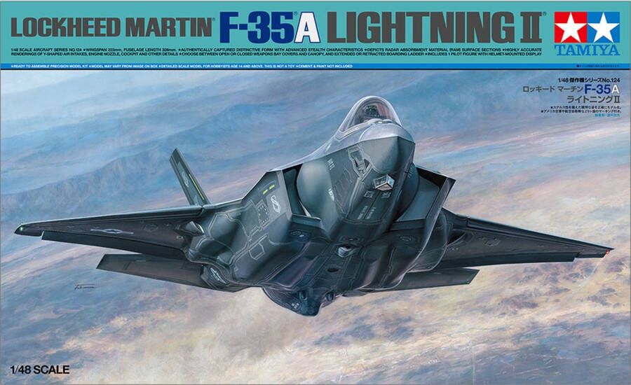 Tamiya 1:48 61124 Lockheed Martin F-35A Lightning II Plastic kit