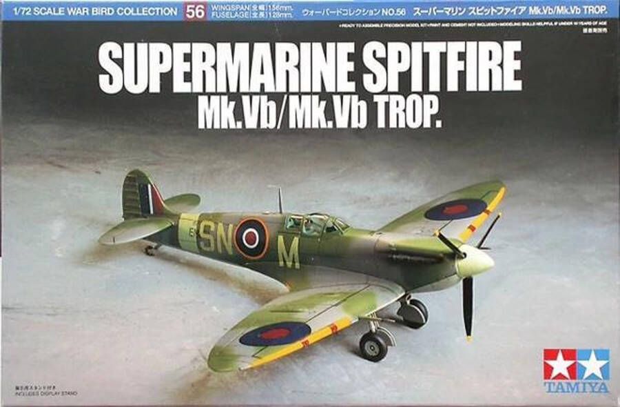 Tamiya 1:72 Supermarine Spitfire Mk.Vb Mk.Vb Trop