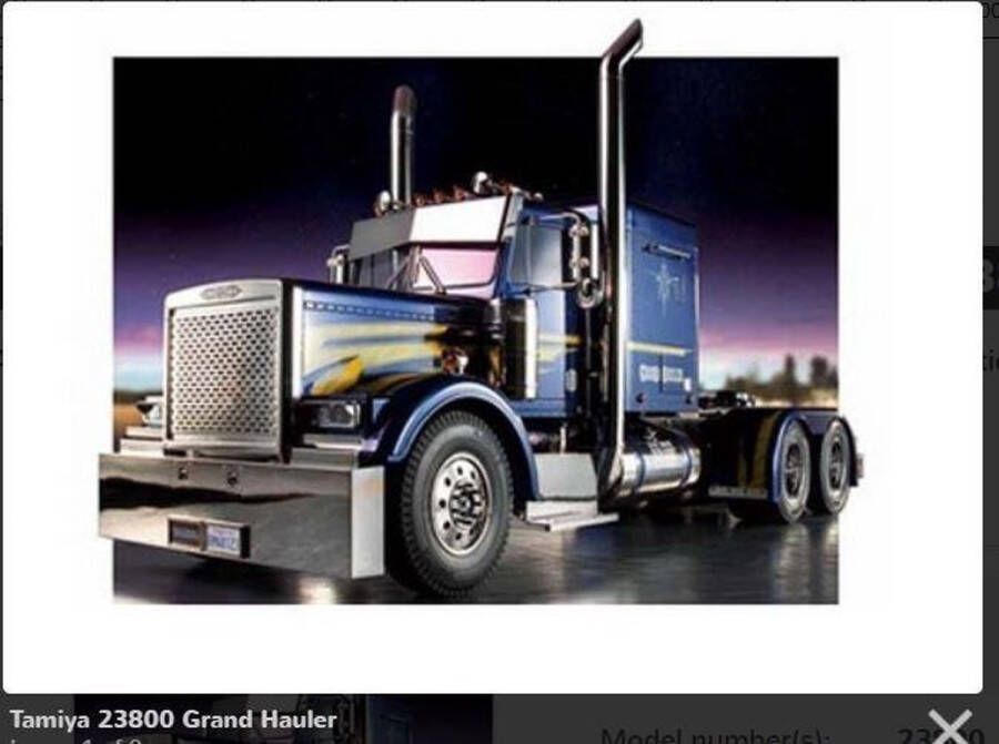 Tamiya 23800 1 14 RC XB Grand Hauler Metallic Blue Full Opt