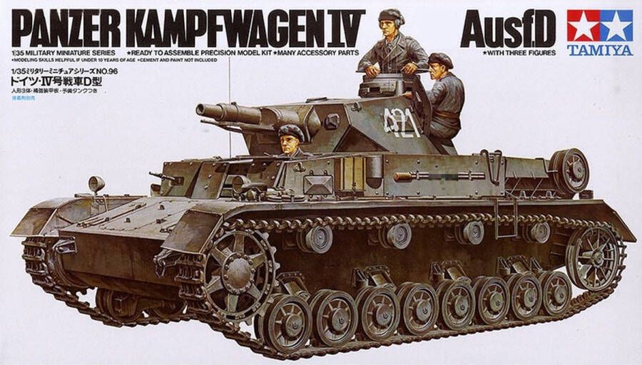 Tamiya 35096 Panzer Kampfwagen IV Ausf.D Modelbouwpakket