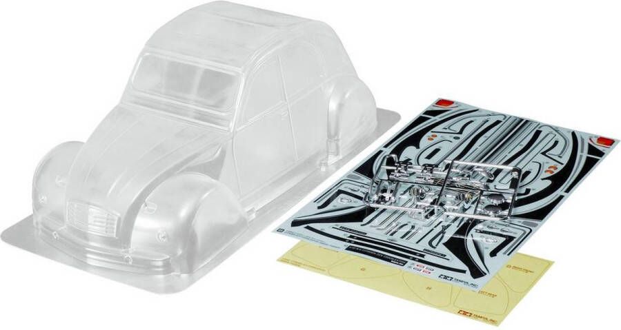 Tamiya 51605 1:10 Body Citroen 2CV Charleston 185 mm Ongeverfd niet gesneden