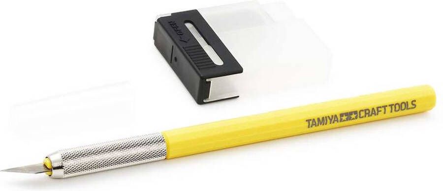 Tamiya 69941 Modeler's Knife Yellow (incl. 25 Blades) Gereedschap