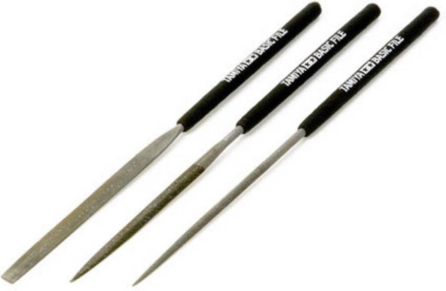 Tamiya 74104 Basis Vijlen Set 3 Stuks Gereedschap