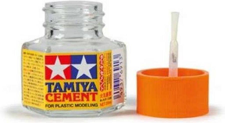 Tamiya 87012 Cement with Brush Lijm Potje Lijm
