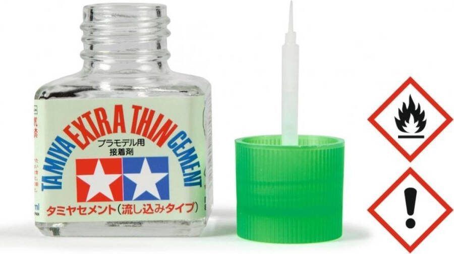 Tamiya 87038 Extra Thin Cement with Brush Lijm Potje Lijm