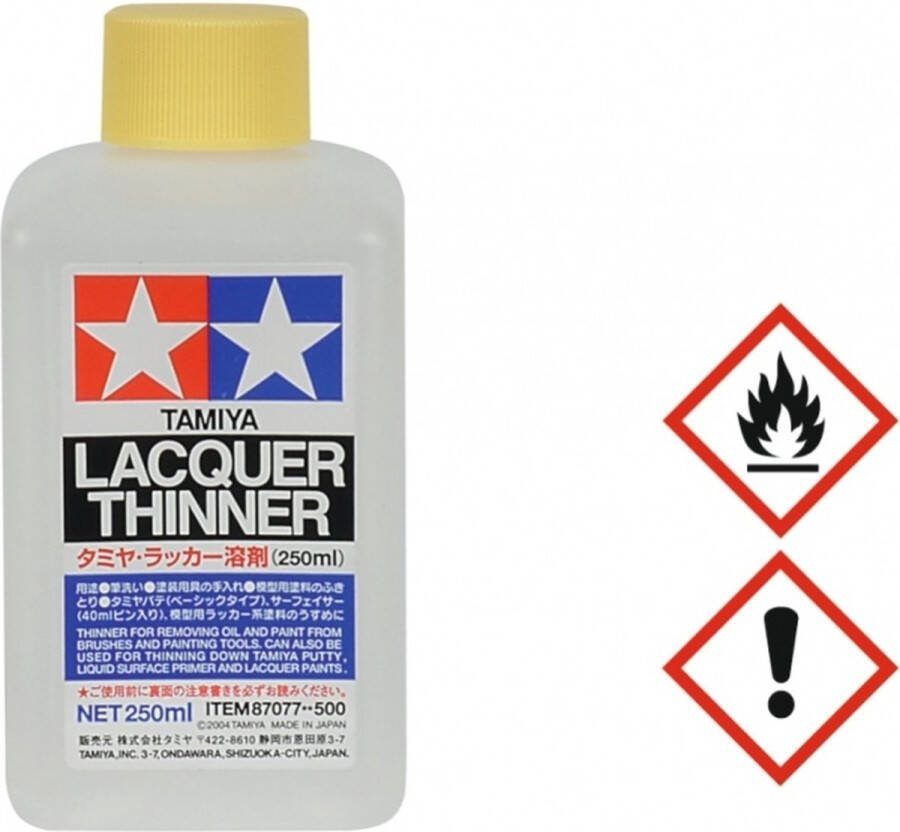 Tamiya 87077 Laquer Paint Thinner 250ml Verdunner