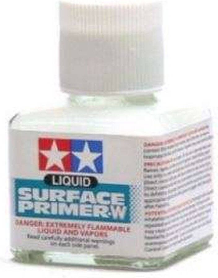 Tamiya 87096 Liquid Surface Primer White 40ml Verf potje