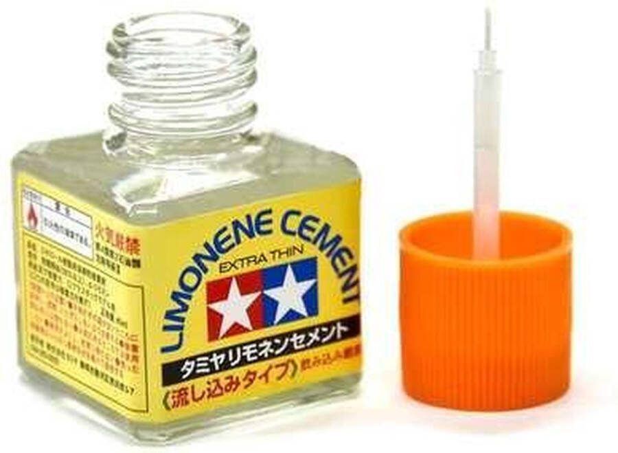 Tamiya 87134 Limonene Cement with Brush Extra Thin Lijm 40ml Lijm
