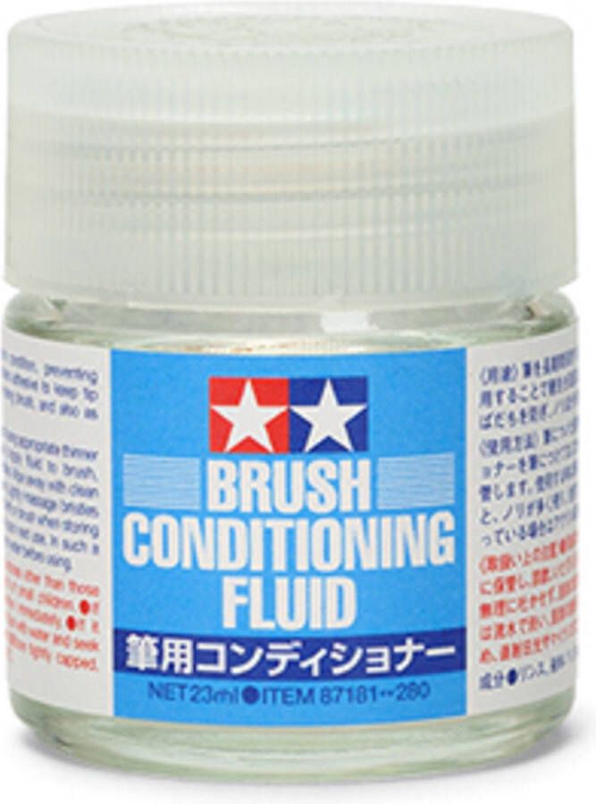 Tamiya 87181 Brush Conditioning Fluid Penseelreiniger 23ml Accessoires set