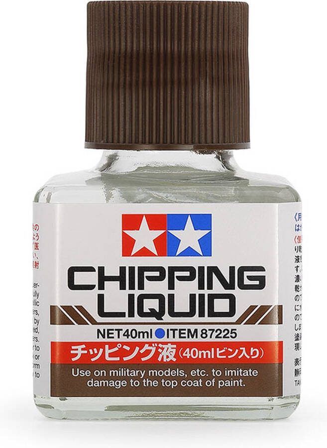 Tamiya 87225 Chipping Liquid Potje 40ml Effecten potje