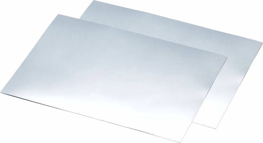 Tamiya 87226 Ultradunne Aluminium Sticker 100x144mm 0.01mm dik 2 Vellen Folie