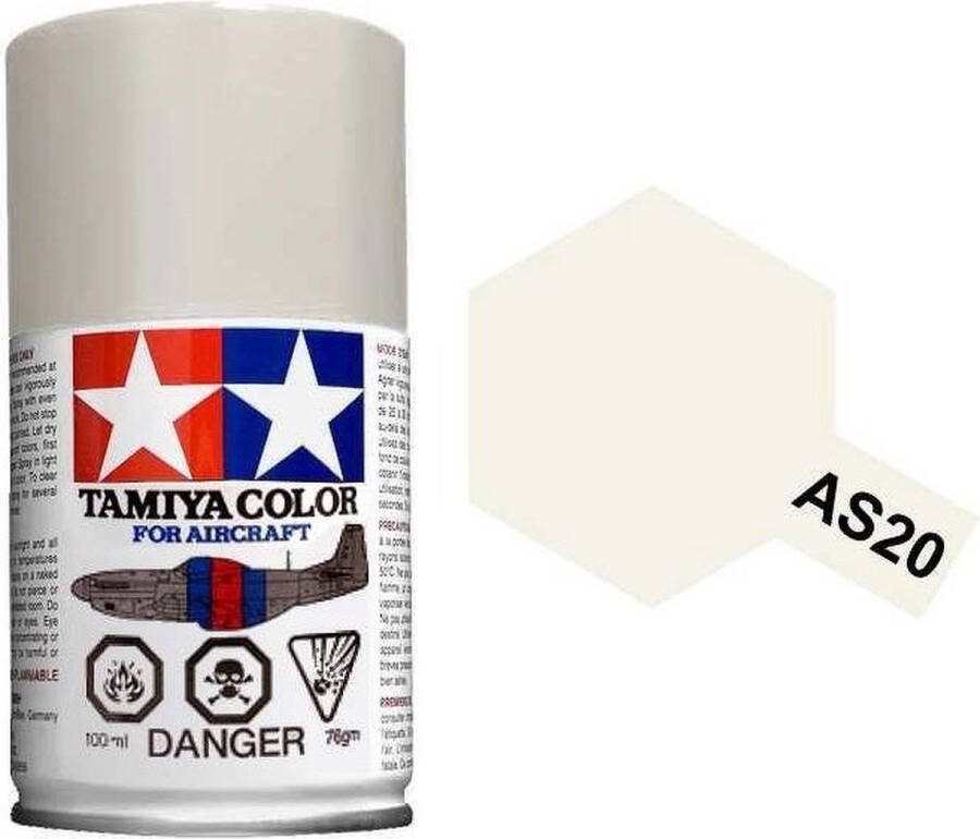 Tamiya AS-20 Insignia White US Navy Matt Acryl Spray 100ml Verf spuitbus