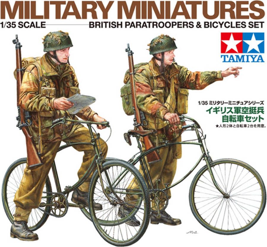 Tamiya British Paratroopers & Bicycles Set + Ammo by Mig lijm