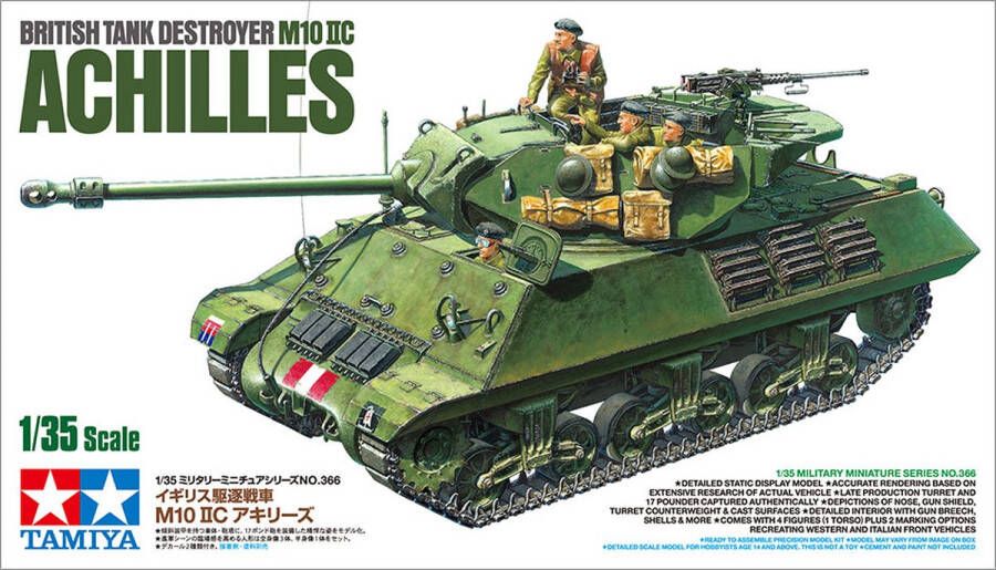 Tamiya British Tank Destroyer M10 IIC Achilles + Ammo by Mig lijm