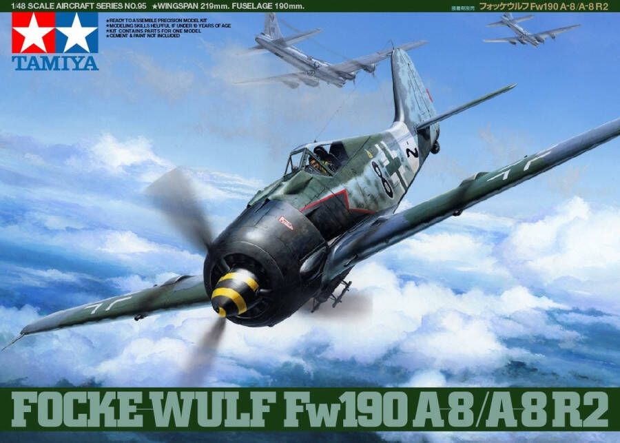 Tamiya Focke Wulf Fw 190 A8 A8R2 + Ammo by Mig lijm