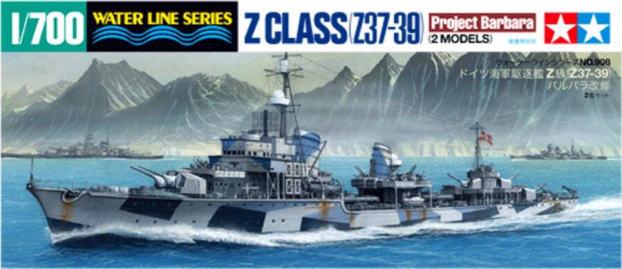 Tamiya German Destroyer Z Class (Z37-39) Project Barbara + Ammo by Mig lijm